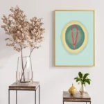 vibrant-necklace-wall-art-crimson-beads