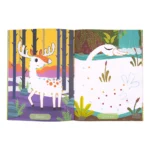 Front cover of Jar Melo My First Dot-to-Dot Super Fun Dinosaurs activity book for kids aged 3 plus, featuring a red T-Rex and alphabet tracing dots.