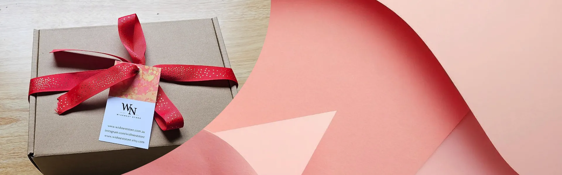 gift box with red ribbon