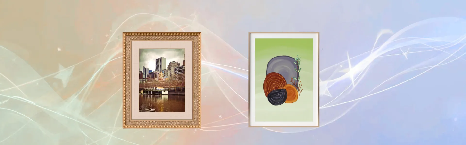 Melbourne Yarra river wall art