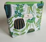 Handmade Australian Native Botanical Pouch – Quilted Cotton Canvas - Image 2