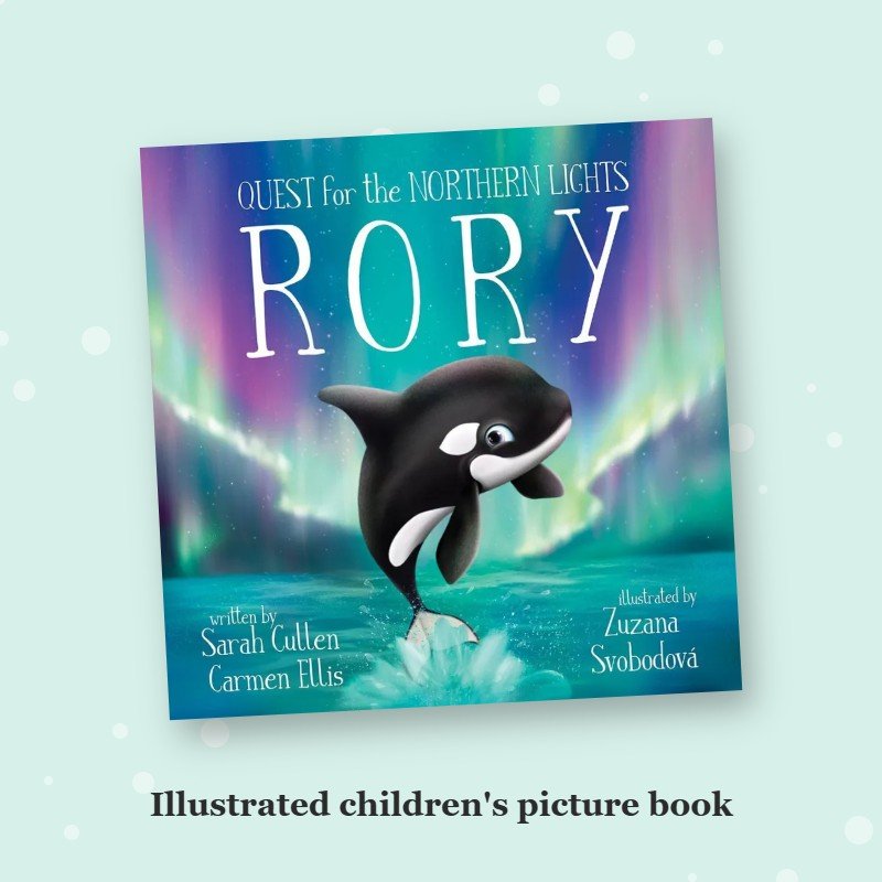 Rory: Quest for the Northern Lights – children's picture book cover