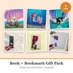 Book and bookmark gift pack – children's picture book with a bookmark